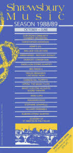 SMT season leaflet 1988-89